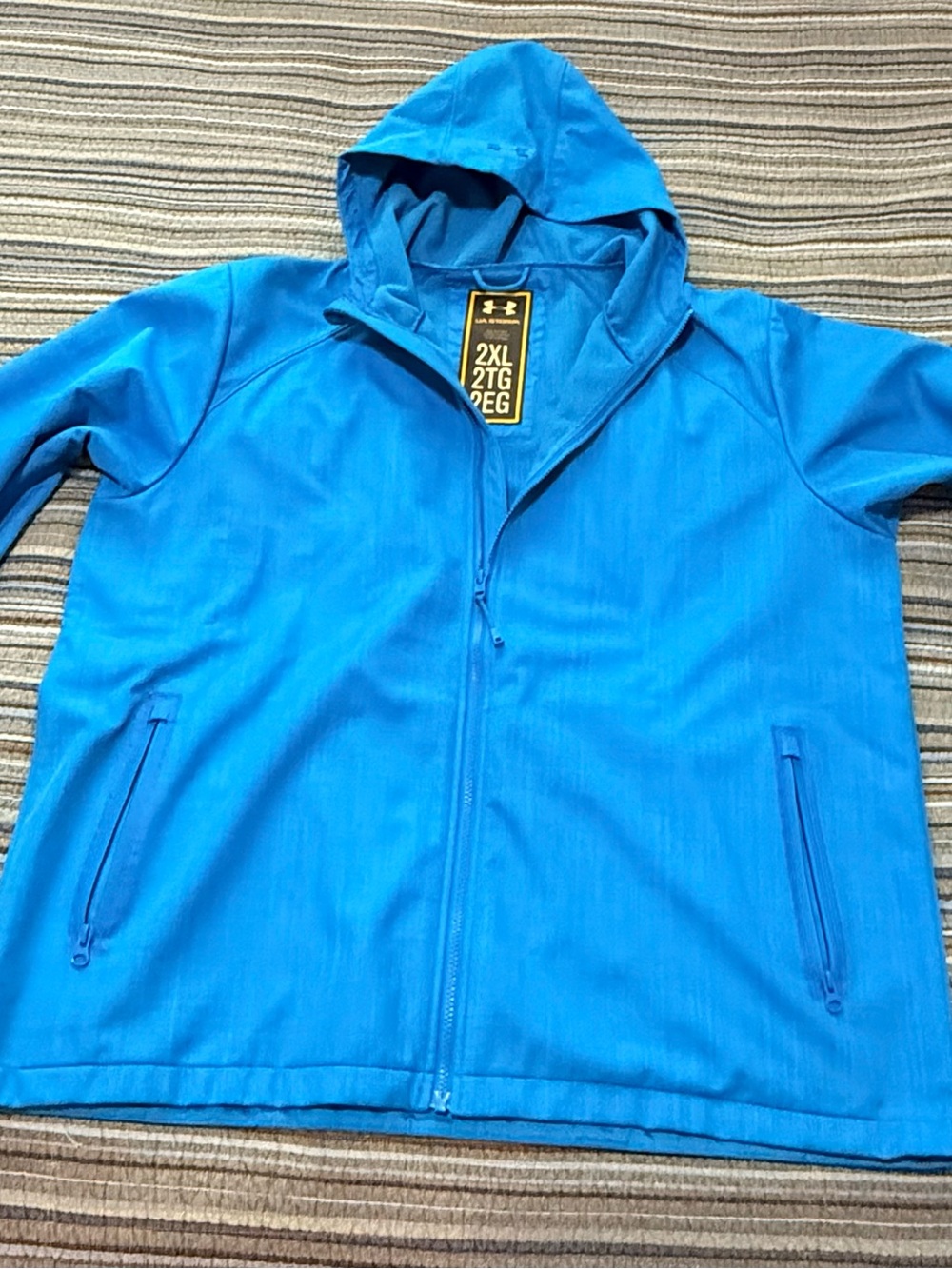 Under Armor UA Storm Bright Blue Rain Jacket